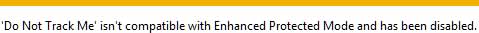 DoNotTrackMe warning!